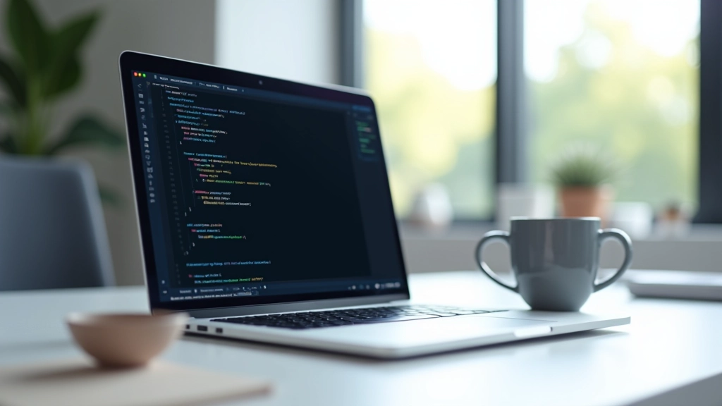 Code-Editor mit SVG-Markup und Optimierungswerkzeugen auf dem Bildschirm